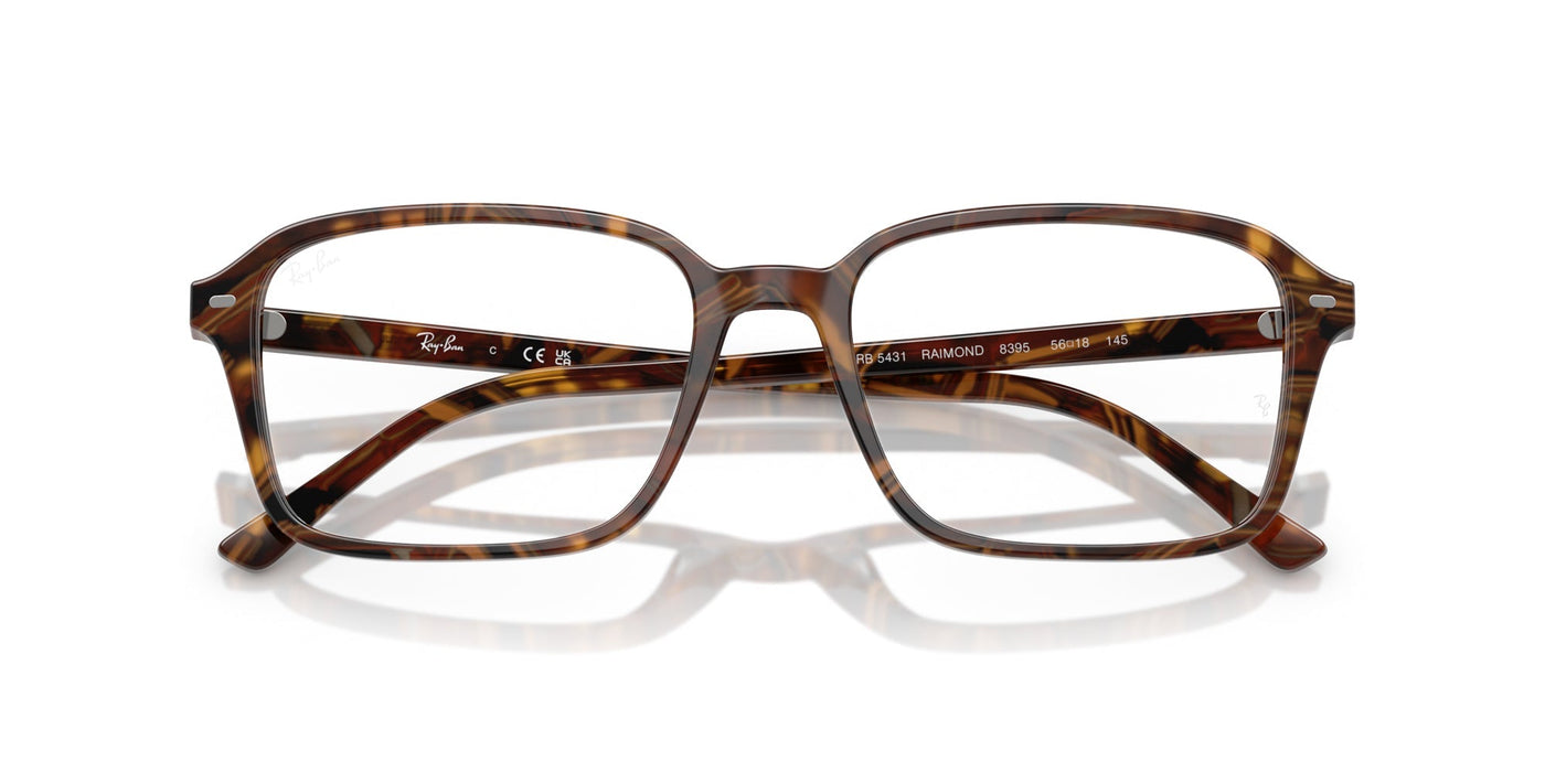 Ray-Ban Raimond RB5431 Transparent Fantasy Brown-Yellow #colour_transparent-fantasy-brown-yellow