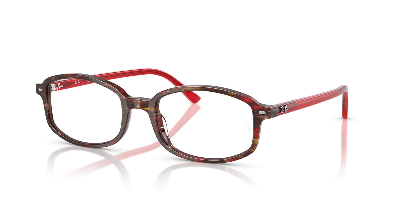 Ray-Ban Sam RB5432 Transparent Shade Fantasy Red #colour_transparent-shade-fantasy-red