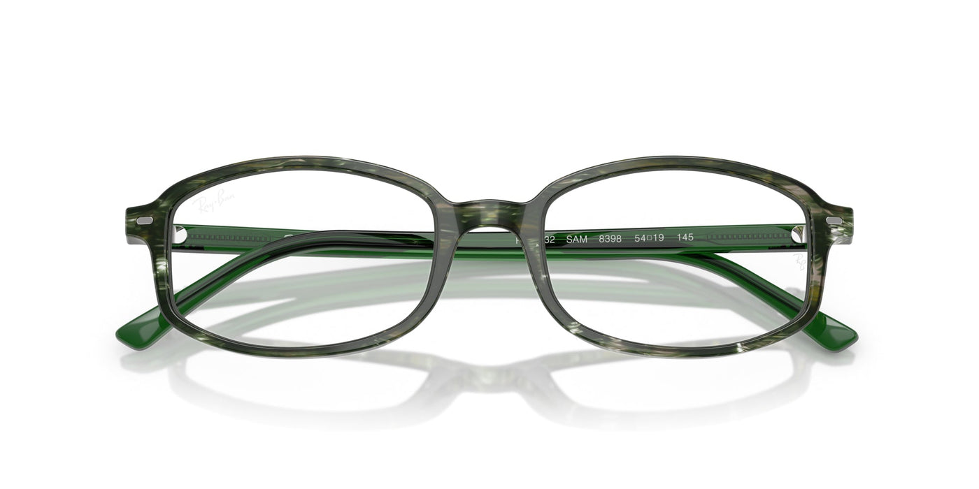 Ray-Ban Sam RB5432 Transparent Shade Fantasy Green #colour_transparent-shade-fantasy-green