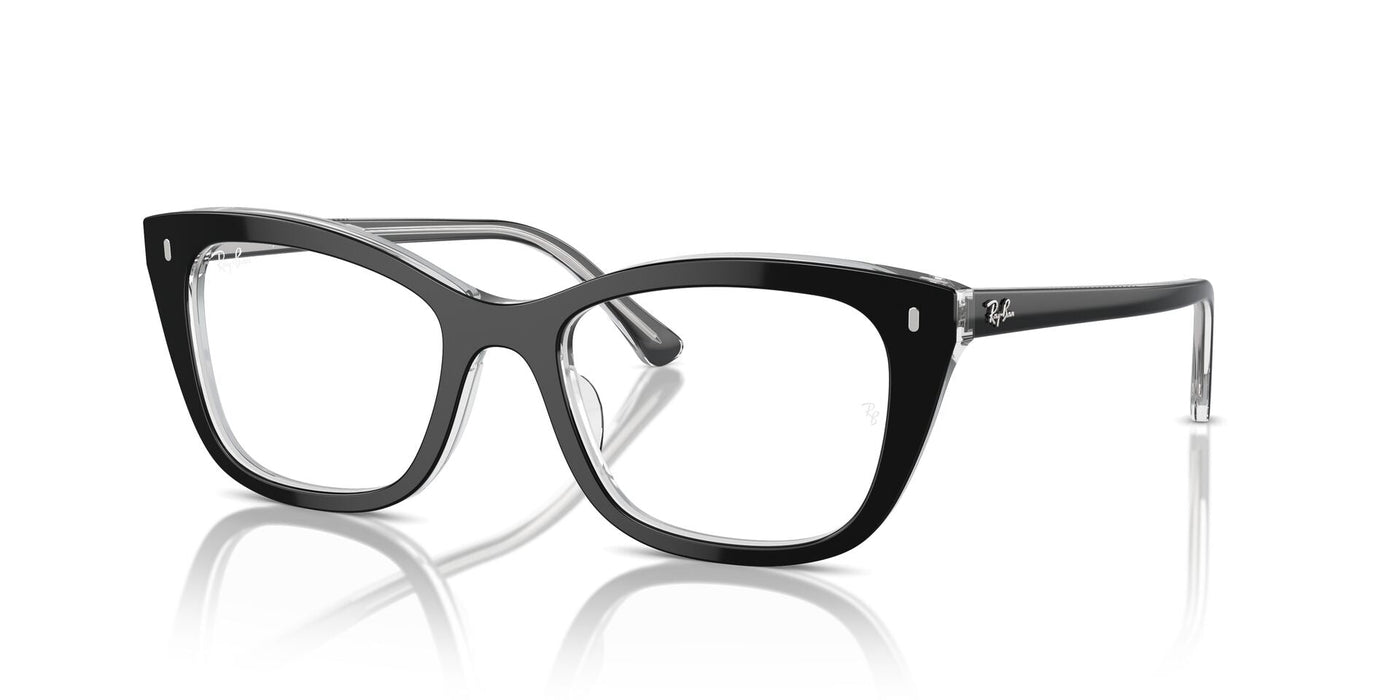 Ray-Ban RB5433 Black On Transparent #colour_black-on-transparent