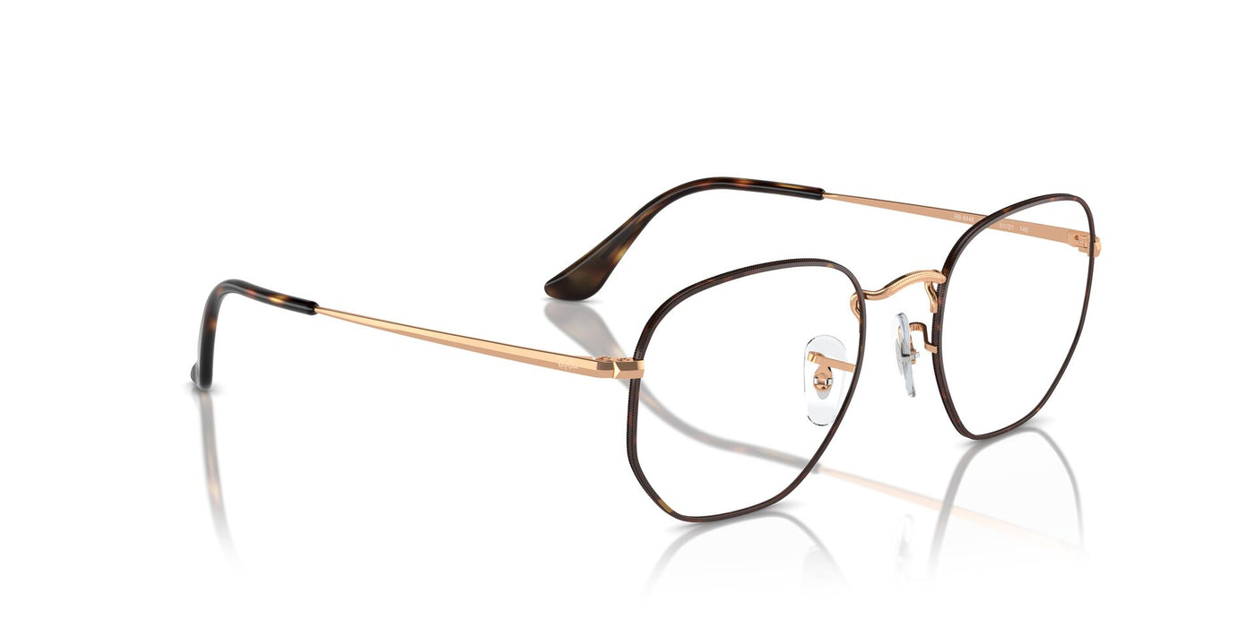 Ray-Ban RB6448 Havana On Rose Gold #colour_havana-on-rose-gold