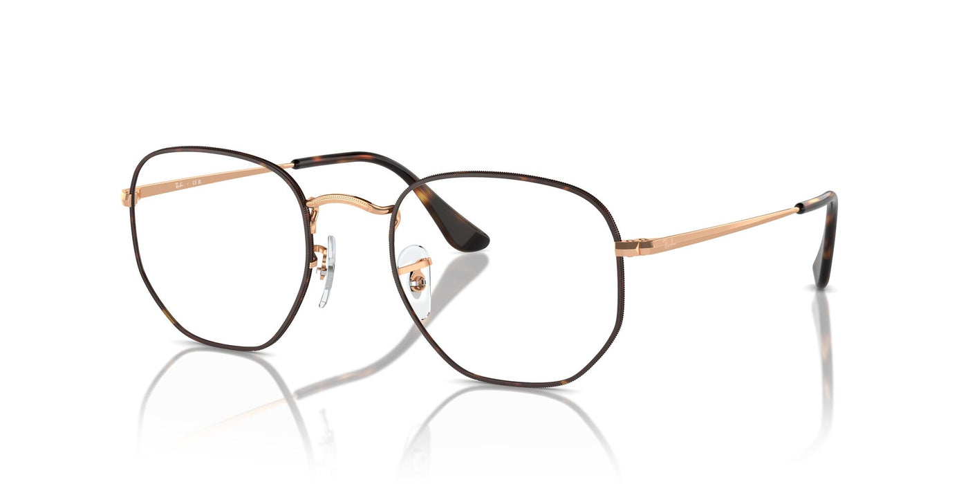 Ray-Ban RB6448 Havana On Rose Gold #colour_havana-on-rose-gold