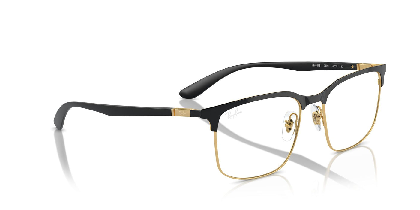 Ray-Ban RB6518 Black On Gold #colour_black-on-gold