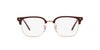 Ray-Ban New Clubmaster RB7216 Bordeaux On Rose Gold #colour_bordeaux-on-rose-gold