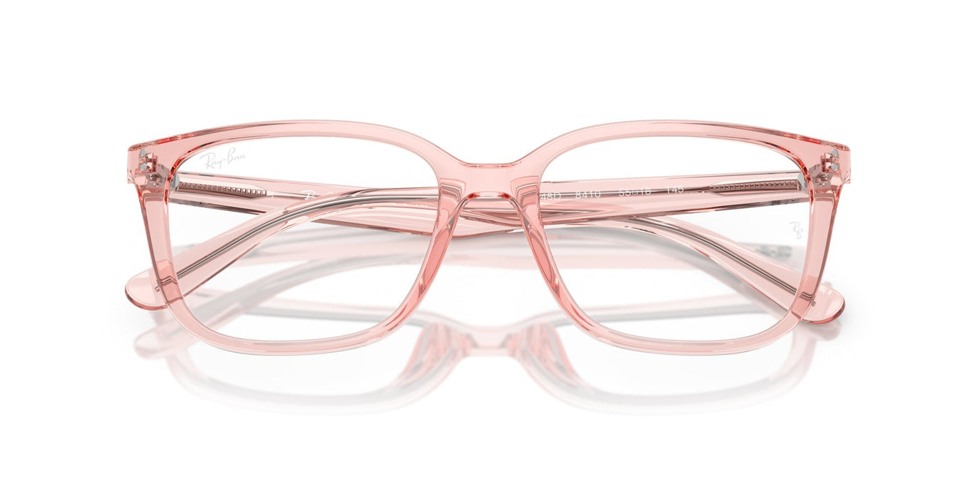 Ray-Ban RB7248D Transparent Light Pink #colour_transparent-light-pink