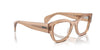 Ray-Ban Jorge RB7681V Transparent Light Brown #colour_transparent-light-brown