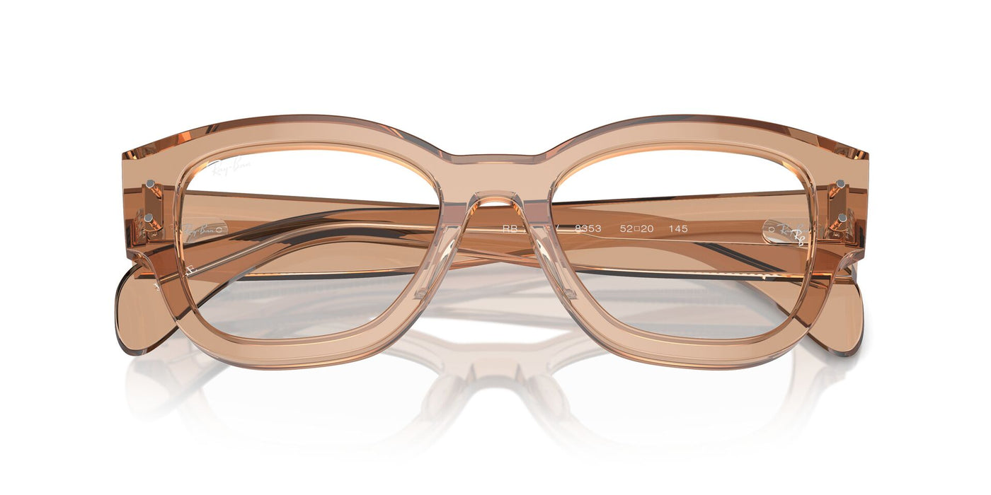 Ray-Ban Jorge RB7681V Transparent Light Brown #colour_transparent-light-brown