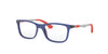 Ray-Ban Junior RB1549 Transparent Blue-Orange #colour_transparent-blue-orange