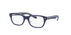 Ray-Ban Junior RB1555 Blue On Transparent #colour_blue-on-transparent
