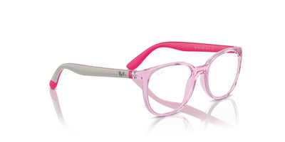 Ray-Ban Junior RB1631 Transparent Pink #colour_transparent-pink