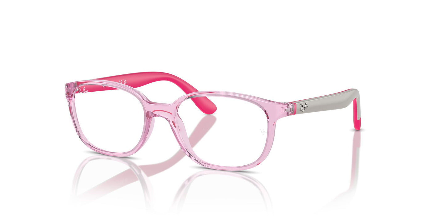 Ray-Ban Junior RB1632 Transparent Pink #colour_transparent-pink