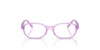 Ray-Ban Kids RB1904 Transparent Violet #colour_transparent-violet