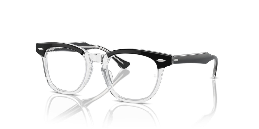 Ray-Ban Junior RB9098V Black On Transparent #colour_black-on-transparent