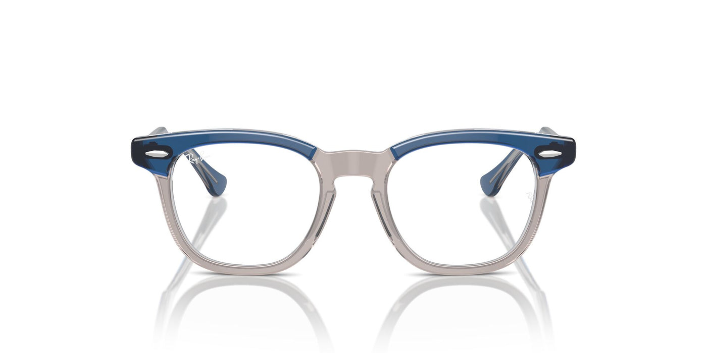 Ray-Ban Junior RB9098V Top Dark Blue-Brown-Light Grey #colour_top-dark-blue-brown-light-grey