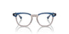 Ray-Ban Junior RB9098V Top Dark Blue-Brown-Light Grey #colour_top-dark-blue-brown-light-grey