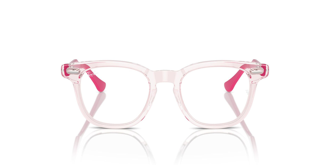 Ray-Ban Junior RB9098V Transparent Pink #colour_transparent-pink