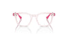 Ray-Ban Junior RB9098V Transparent Pink #colour_transparent-pink