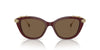 Swarovski SK6010 Opal Burgundy/Dark Brown #colour_opal-burgundy-dark-brown