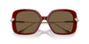 Swarovski SK6011 Transparent Burgundy/Dark Brown #colour_transparent-burgundy-dark-brown