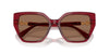 Swarovski SK6016 Transparent Burgundy/Dark Brown #colour_transparent-burgundy-dark-brown