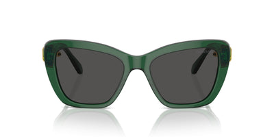 Swarovski SK6018 Transparent Dark Green/Dark Grey #colour_transparent-dark-green-dark-grey