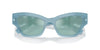 Swarovski SK6021 Milky Light Blue/Blue White Mirror #colour_milky-light-blue-blue-white-mirror