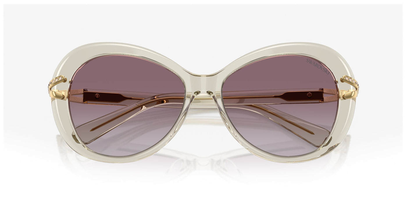 Swarovski SK6026 Transparent Beige/Violet Gradient #colour_transparent-beige-violet-gradient