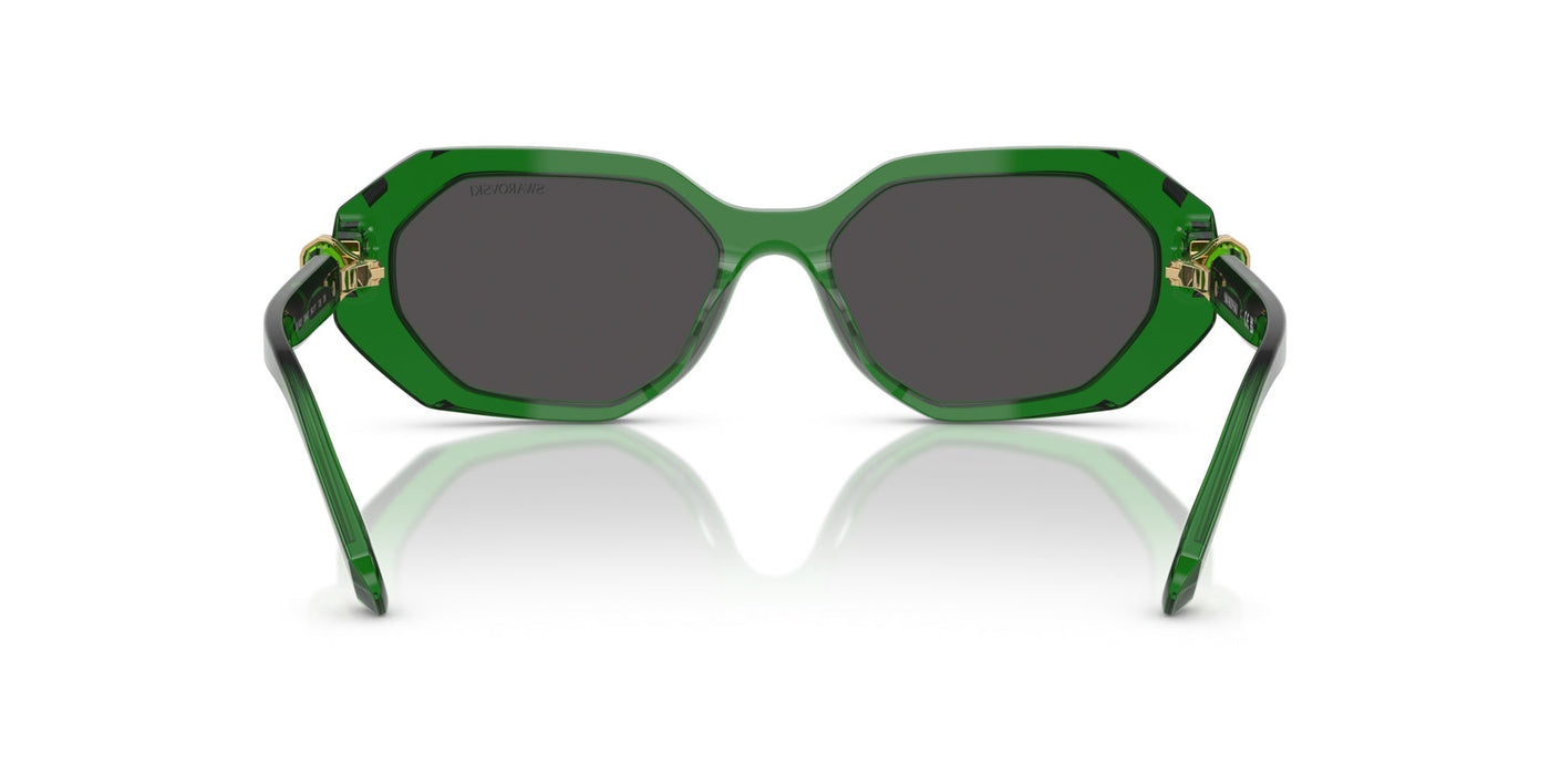 Swarovski SK6028 Transparent Green/Dark Grey #colour_transparent-green-dark-grey