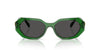 Swarovski SK6028 Transparent Green/Dark Grey #colour_transparent-green-dark-grey