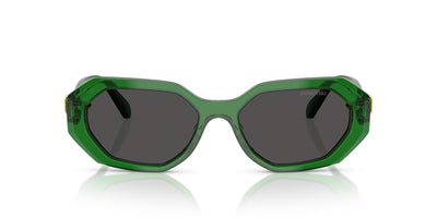 Swarovski SK6028 Transparent Green/Dark Grey #colour_transparent-green-dark-grey