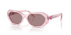 Swarovski SK6028 Transparent Pink/Light Purple Brown #colour_transparent-pink-light-purple-brown