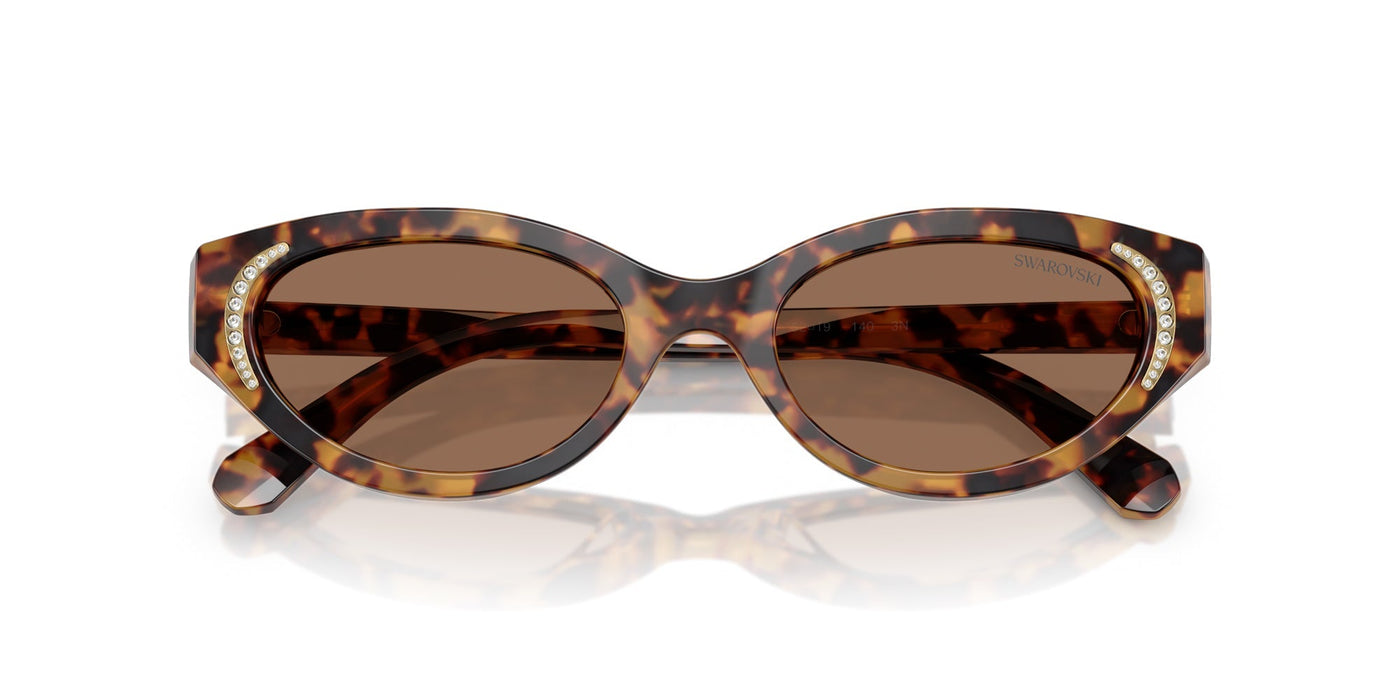 Swarovski SK6030 Havana Medio/Dark Brown #colour_havana-medio-dark-brown