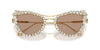 Swarovski SK7011 Gold/Light Brown #colour_gold-light-brown
