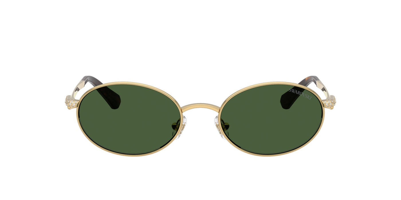 Swarovski SK7033 Gold/Dark Green #colour_gold-dark-green