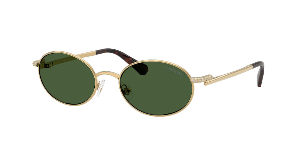 Swarovski SK7033 Gold/Dark Green #colour_gold-dark-green