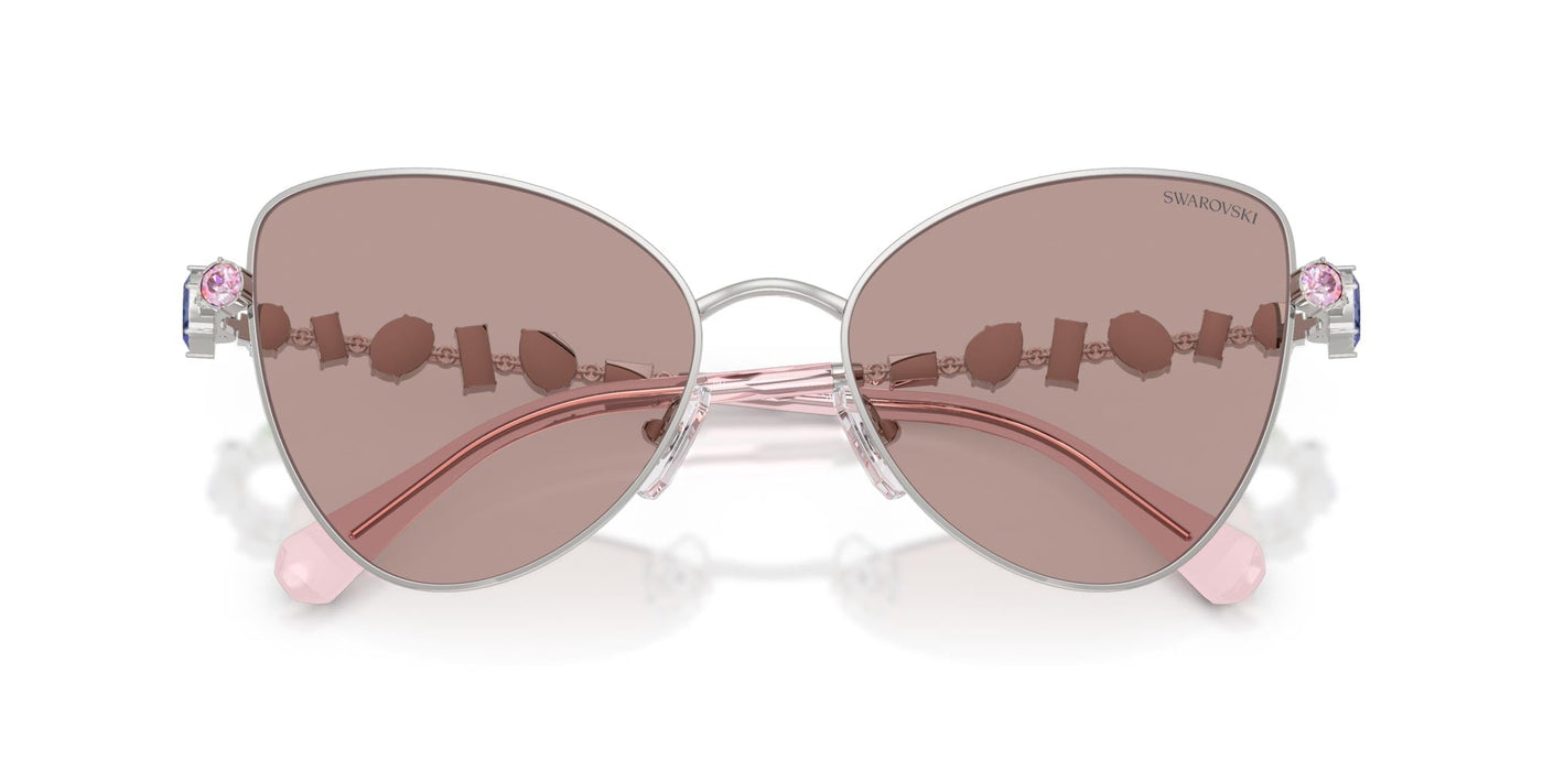 Swarovski SK7034 Silver/Light Purple Brown #colour_silver-light-purple-brown