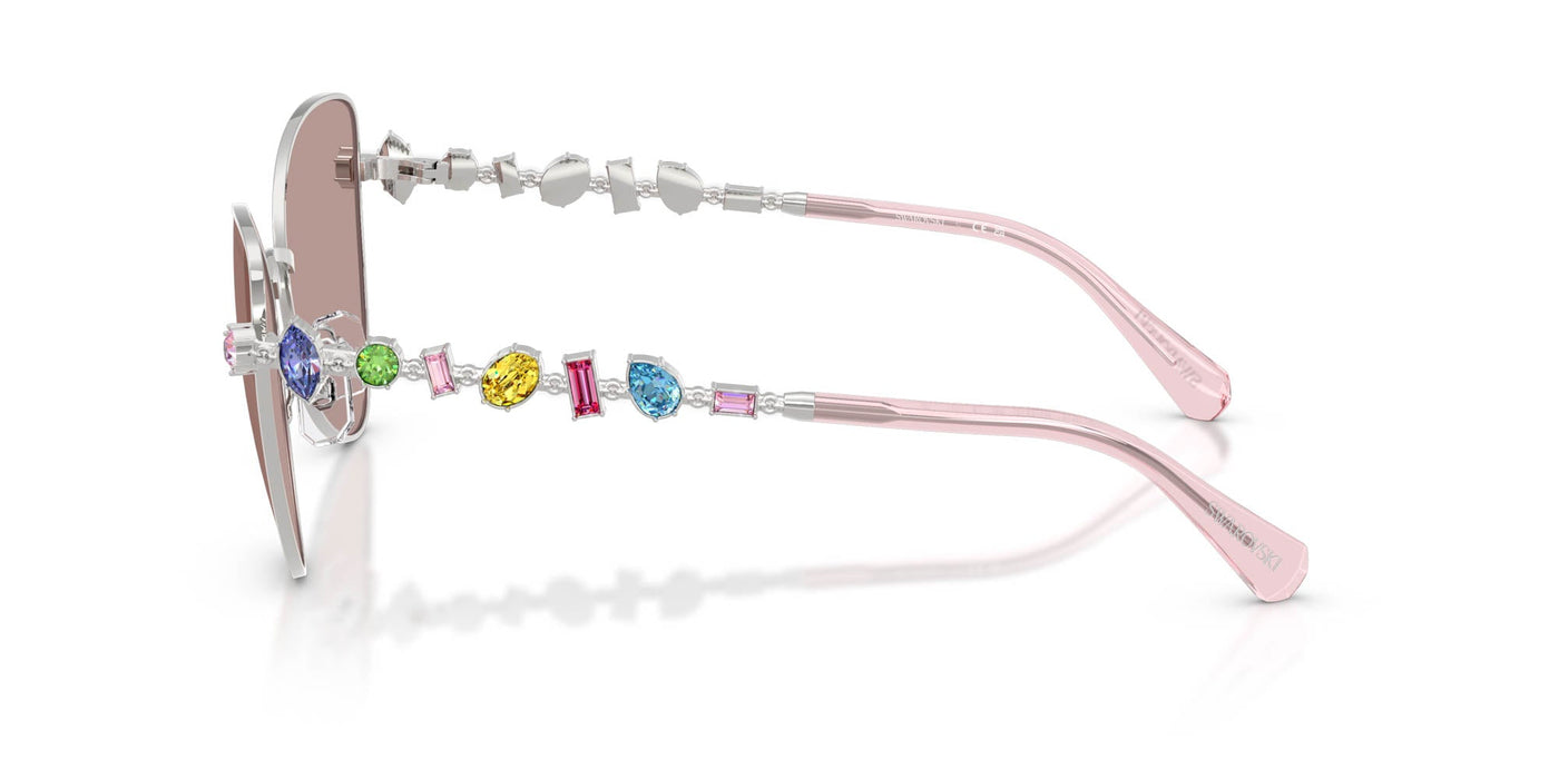 Swarovski SK7034 Silver/Light Purple Brown #colour_silver-light-purple-brown