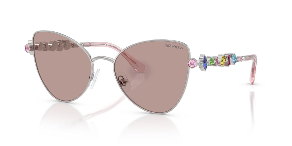 Swarovski SK7034 Silver/Light Purple Brown #colour_silver-light-purple-brown