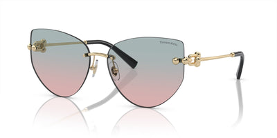 Tiffany TF3096 Pale Gold/Clear Violet/Blue Gradient #colour_pale-gold-clear-violet-blue-gradient