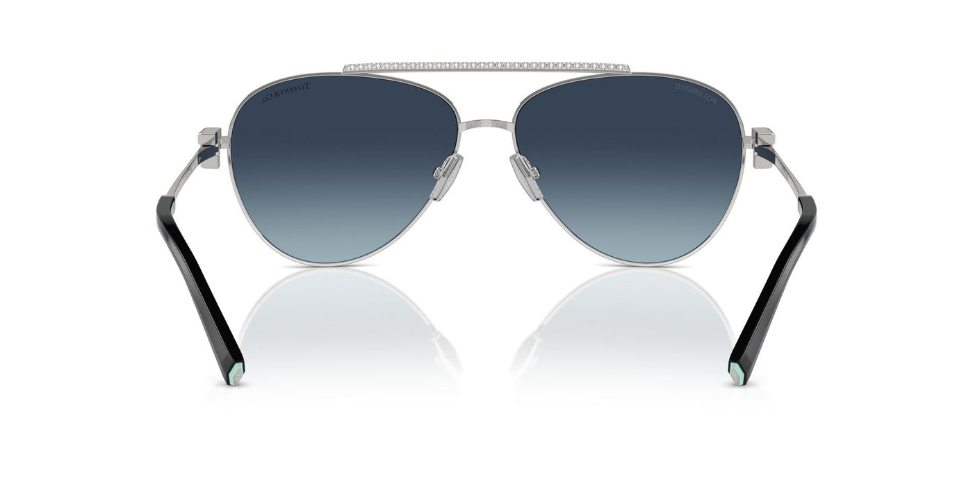 Tiffany TF3101B Silver/Azure Dark Blue Polarised #colour_silver-azure-dark-blue-polarised