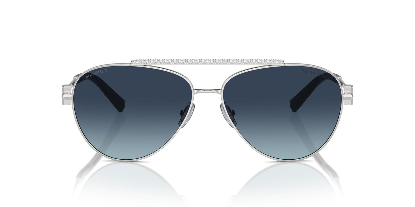 Tiffany TF3101B Silver/Azure Dark Blue Polarised #colour_silver-azure-dark-blue-polarised