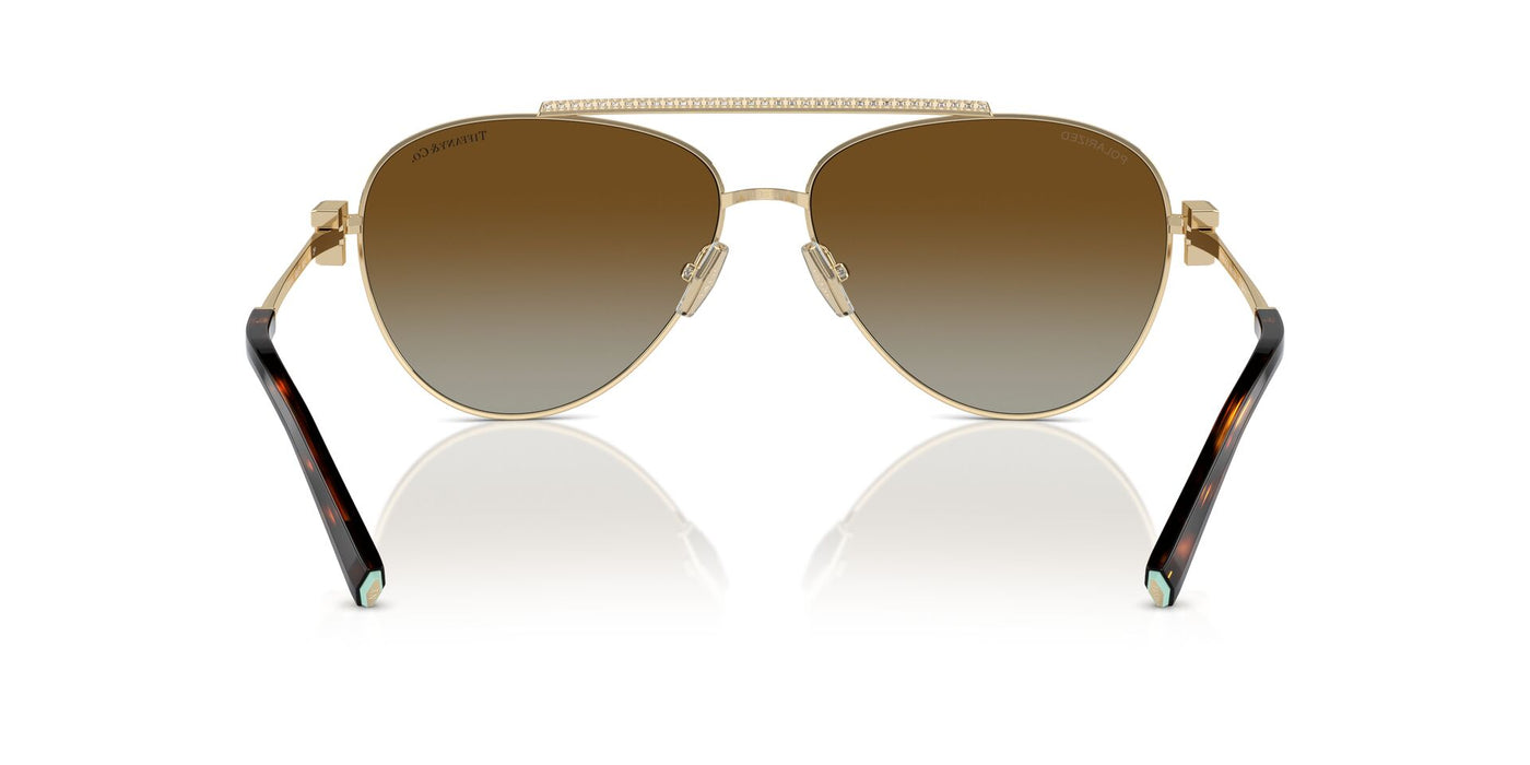 Tiffany TF3101B Pale Gold/Brown Polarised Gradient #colour_pale-gold-brown-polarised-gradient