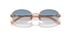 Tiffany TF3104D Rose Gold/Light Brown Blue Gradient #colour_rose-gold-light-brown-blue-gradient
