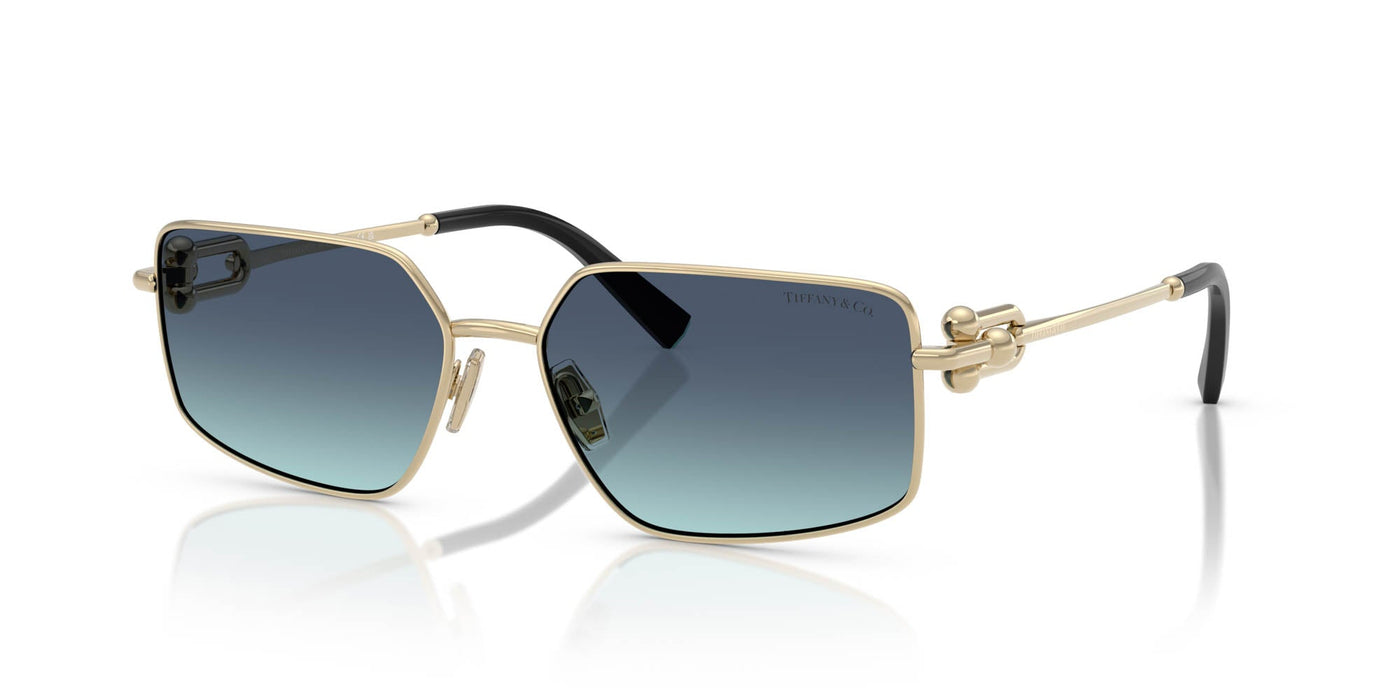 Tiffany TF3111 Pale Gold/Azure Blue #colour_pale-gold-azure-blue