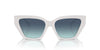Tiffany TF4218 Bright White/Azure Blue Gradient #colour_bright-white-azure-blue-gradient