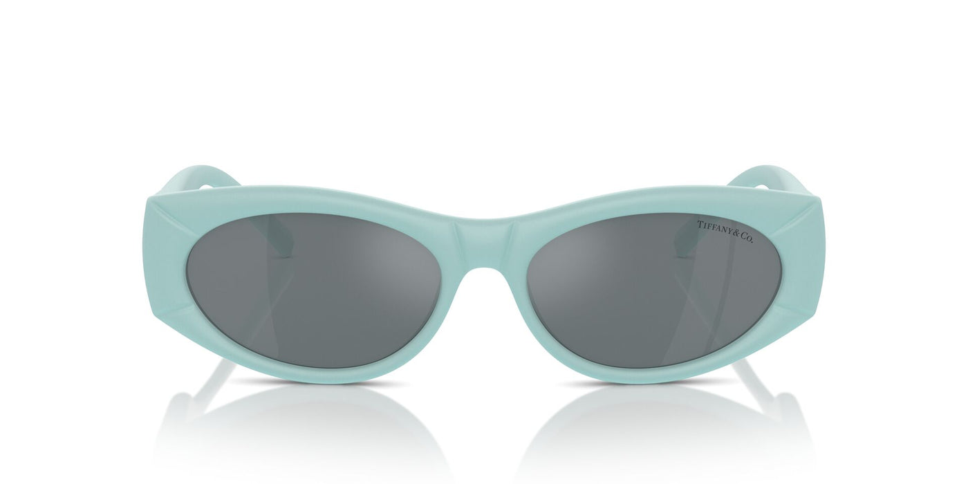 Tiffany TF4222U Tiffany Blue Rubberized/Grey Black Mirror #colour_tiffany-blue-rubberized-grey-black-mirror