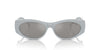 Tiffany TF4222U Silver Metallic Rubberized/Light Grey Silver Mirror #colour_silver-metallic-rubberized-light-grey-silver-mirror