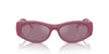 Tiffany TF4222U Fuchsia Rubberized/Violet Internal Silver Mirror #colour_fuchsia-rubberized-violet-internal-silver-mirror