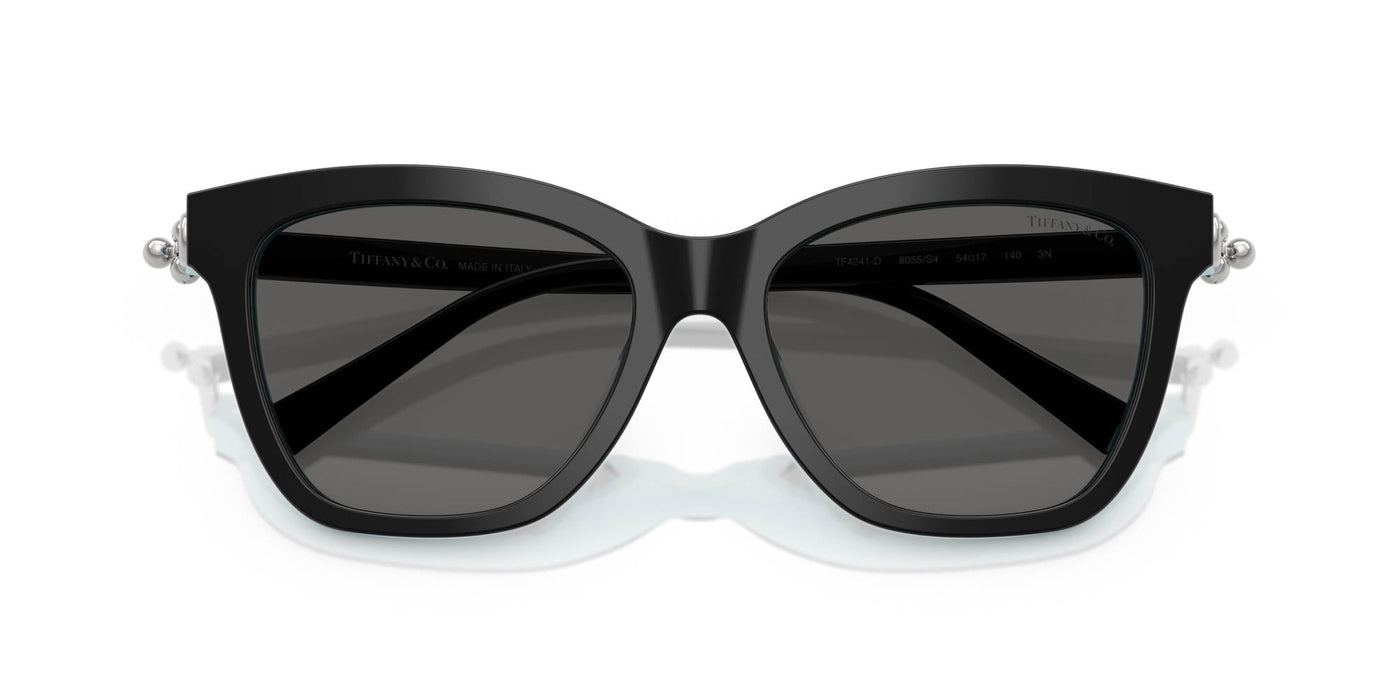 Tiffany TF4241D Black on Blue/Dark Grey #colour_black-on-blue-dark-grey
