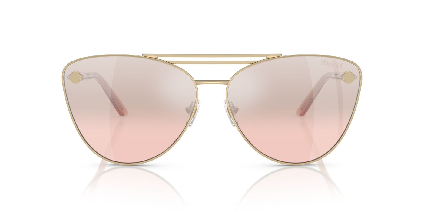 Versace VE2267 Pale Gold/Light Pink Silver Mirror #colour_pale-gold-light-pink-silver-mirror